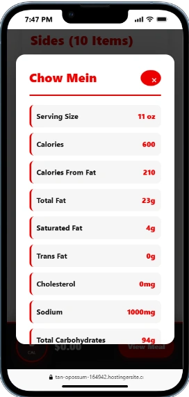 Panda Express Calculator | Check Calories Nutrition 2026 11 Step 2